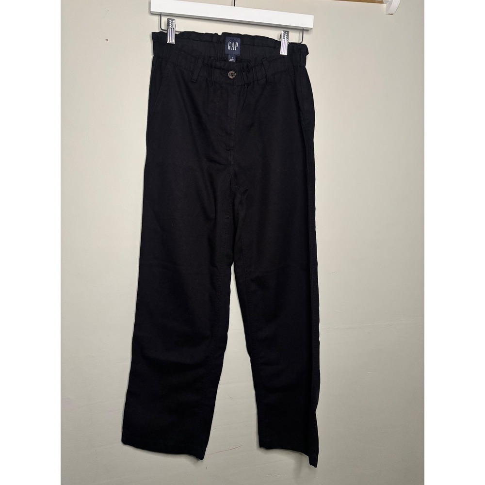 Gap Paperbag Waist‎ Wide Leg Pants Small Coastal Minimalist Office Chic